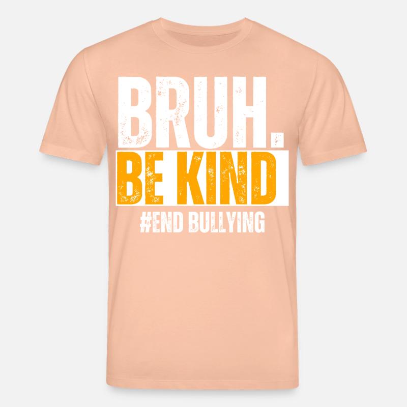 Be Kind Gegen Mobbing - Stanley/Stella Unisex Bio-T-Shirt CREATOR  - Pfirsich