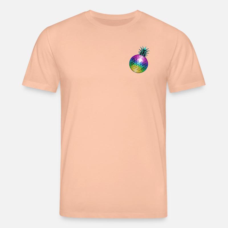 Ananas Disco - Stanley/Stella Unisex Bio-T-Shirt CREATOR  - Pfirsich
