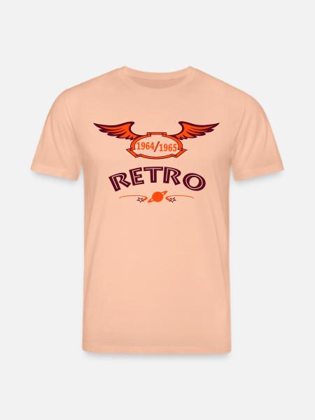 1964 65 - Stanley/Stella Unisex Bio-T-Shirt CREATOR - Pfirsich