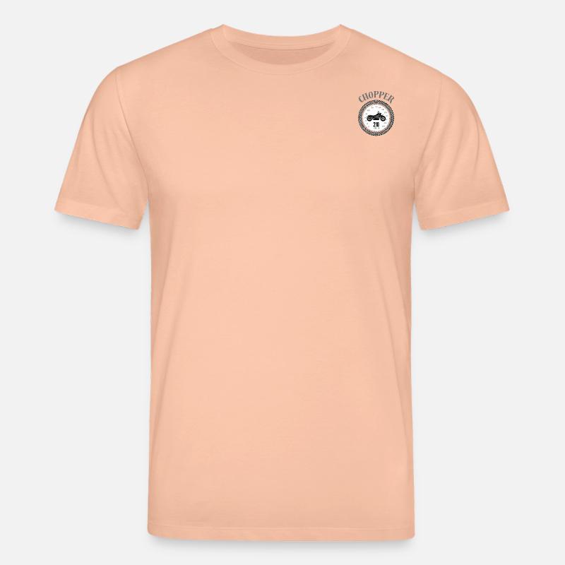 Chopper Motorrad - Stanley/Stella Unisex Bio-T-Shirt CREATOR  - Pfirsich