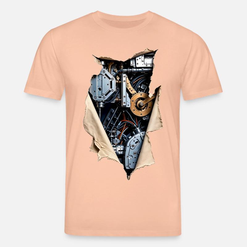 Synthetic Layer 04 Tissue Override - Stanley/Stella CREATOR Unisex Organic T-Shirt - peach