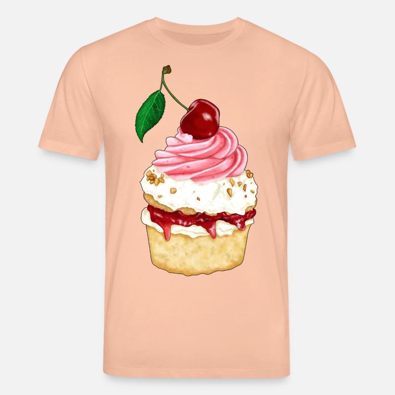 Schwarzwälder Kirschtörtchen - Stanley/Stella Unisex Bio-T-Shirt CREATOR - Pfirsich