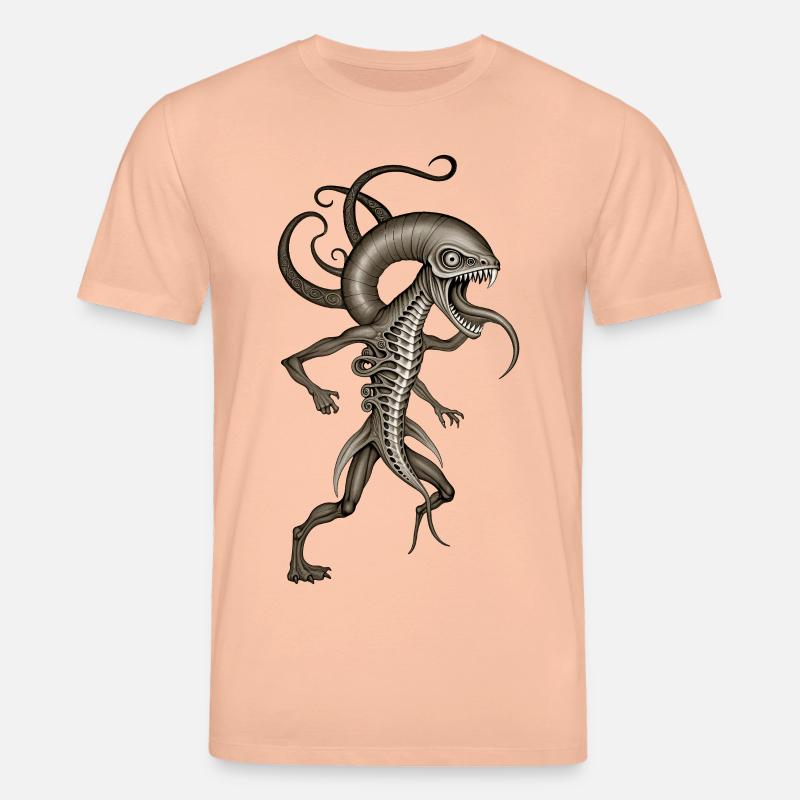 BUG #1 - dark hell - T-shirt bio CREATOR Stanley/Stella Unisexe - pêche