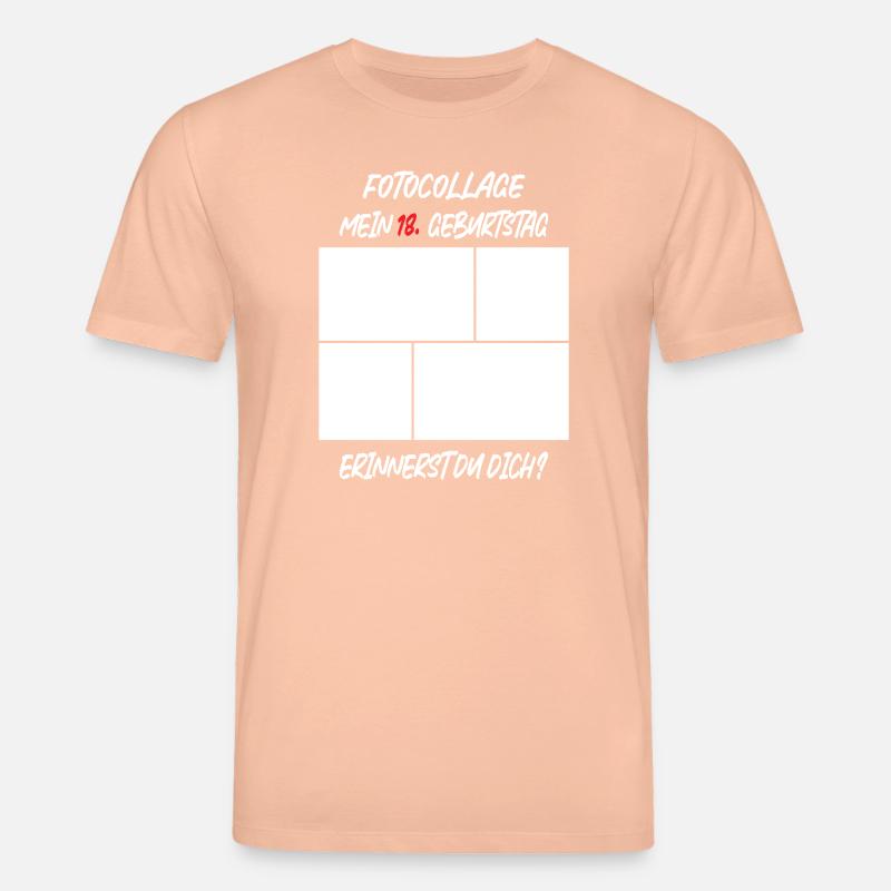 MEiN 18.Geburtstag Erinnerst du dich? - Stanley/Stella Unisex Bio-T-Shirt CREATOR  - Pfirsich