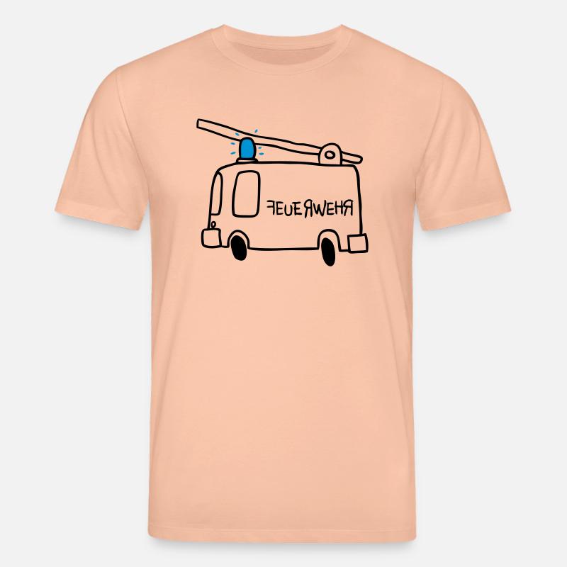 Feuerwehr - Stanley/Stella Unisex Bio-T-Shirt CREATOR  - Pfirsich