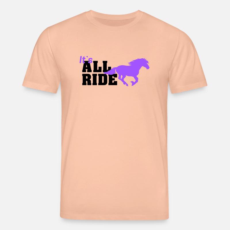 all ride - Stanley/Stella Unisex Bio-T-Shirt CREATOR  - Pfirsich