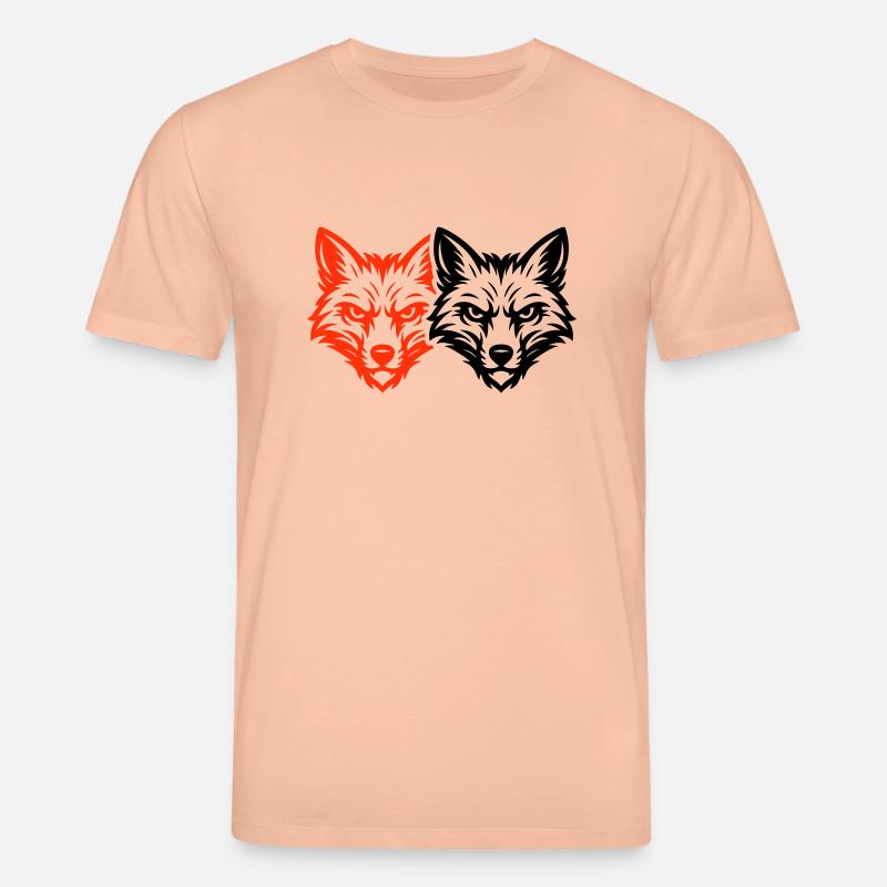 Fuchs Kopf Team - Stanley/Stella Unisex Bio-T-Shirt CREATOR  - Pfirsich