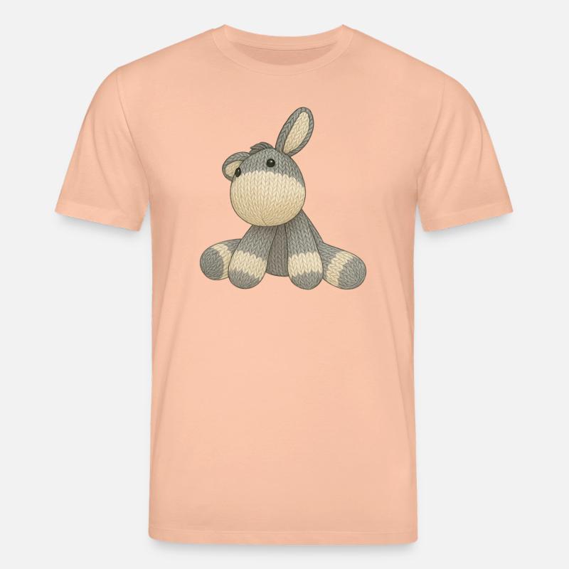 Strick Esel Emil - Stanley/Stella Unisex Bio-T-Shirt CREATOR - Pfirsich