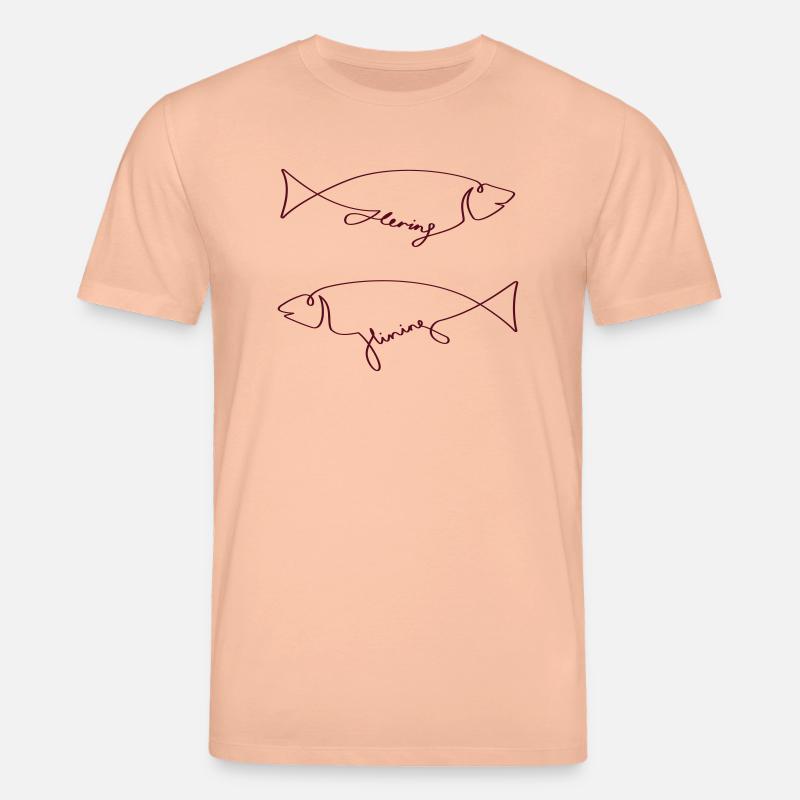 Hering und Hining - Stanley/Stella Unisex Bio-T-Shirt CREATOR  - Pfirsich