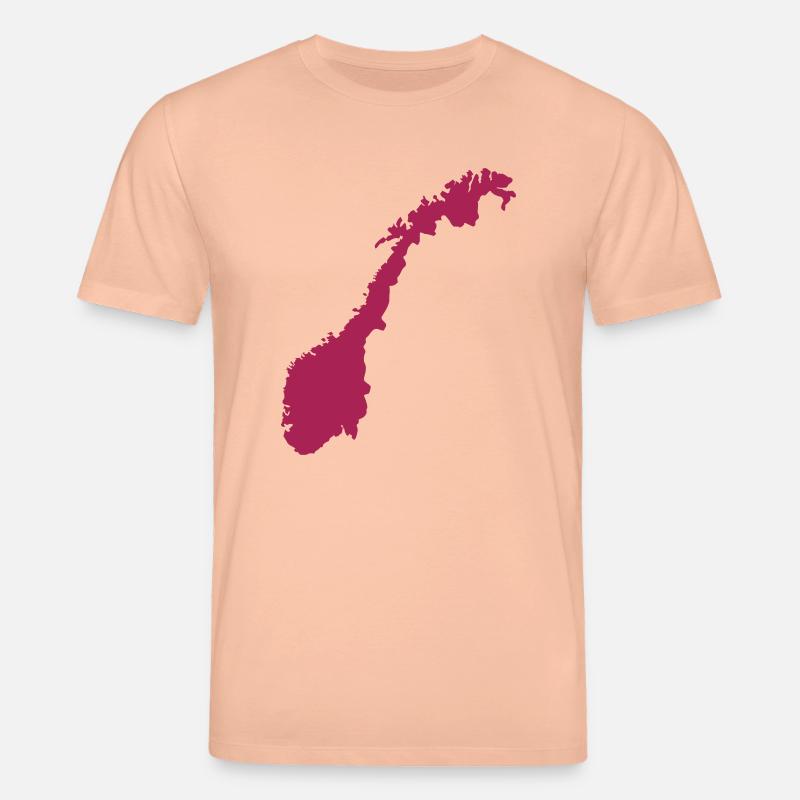 Norwegen - Stanley/Stella Unisex Bio-T-Shirt CREATOR  - Pfirsich