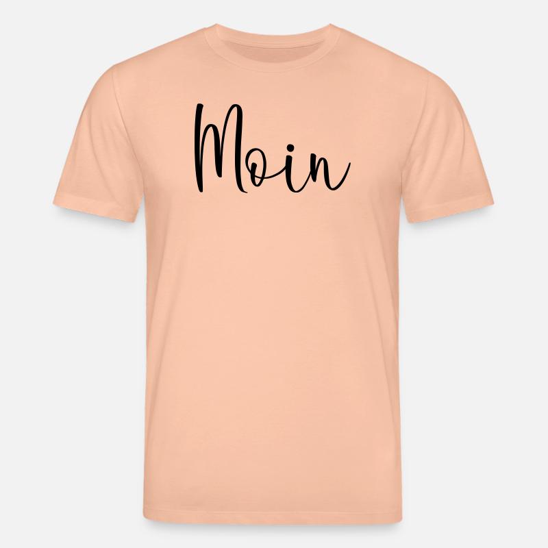 Moin sagen - Stanley/Stella Unisex Bio-T-Shirt CREATOR  - Pfirsich