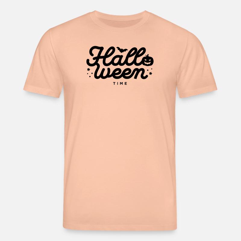 Abstract Geometric Wave Pattern Design - Stanley/Stella CREATOR Unisex Organic T-Shirt - peach