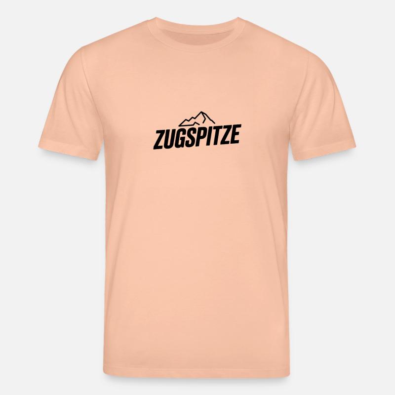 Zugspitze - Souvenir Design - Stanley/Stella Unisex Bio-T-Shirt CREATOR - Pfirsich