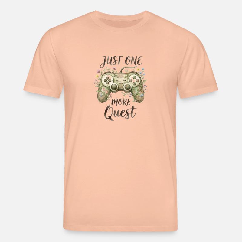 Nur noch eine Quest Botanischer Controller - Stanley/Stella Unisex Bio-T-Shirt CREATOR  - Pfirsich