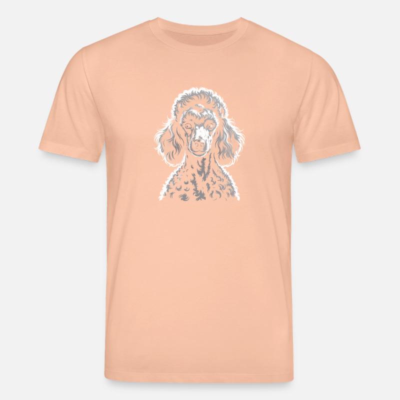 Caniche - T-shirt bio CREATOR Stanley/Stella Unisexe - pêche