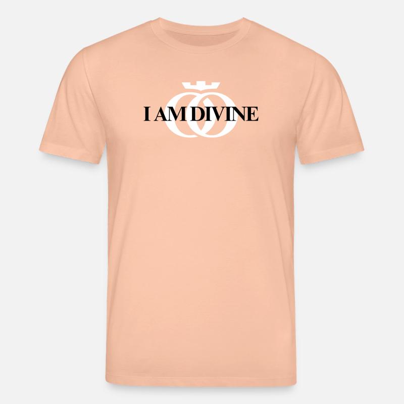 Ich bin göttlich. Oppoline Kollektion - Stanley/Stella Unisex Bio-T-Shirt CREATOR  - Pfirsich