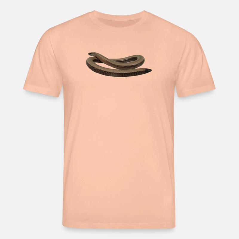 Blindschleiche - Stanley/Stella Unisex Bio-T-Shirt CREATOR  - Pfirsich