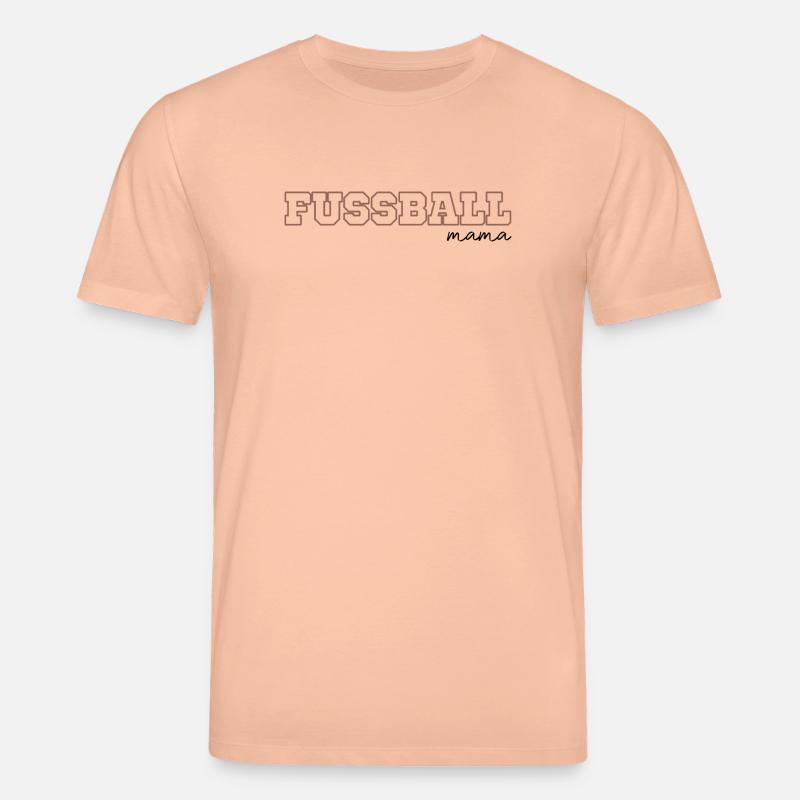 Fussball mama - Stanley/Stella Unisex Bio-T-Shirt CREATOR - Pfirsich