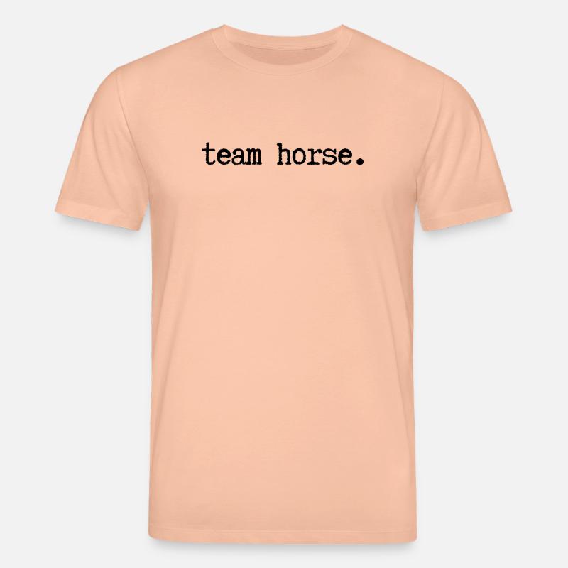 Cheval d’équipe - T-shirt bio CREATOR Stanley/Stella Unisexe - pêche