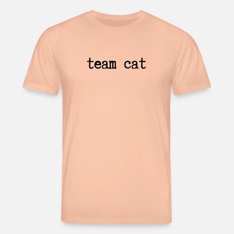 Team Katze - Stanley/Stella Unisex Bio-T-Shirt CREATOR  - Pfirsich