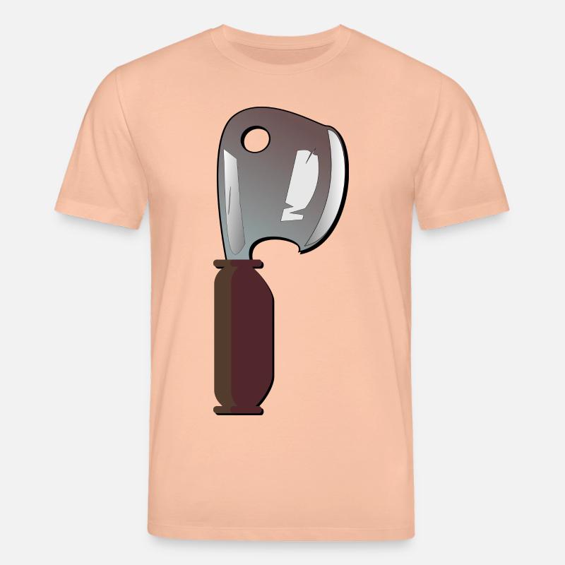 Hackbeil KÜCHENMESSER KÜCHE KOCHEN - Stanley/Stella Unisex Bio-T-Shirt CREATOR  - Pfirsich