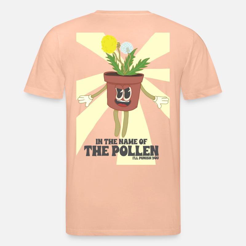 Super Pollen Blume - Stanley/Stella Unisex Bio-T-Shirt CREATOR - Pfirsich