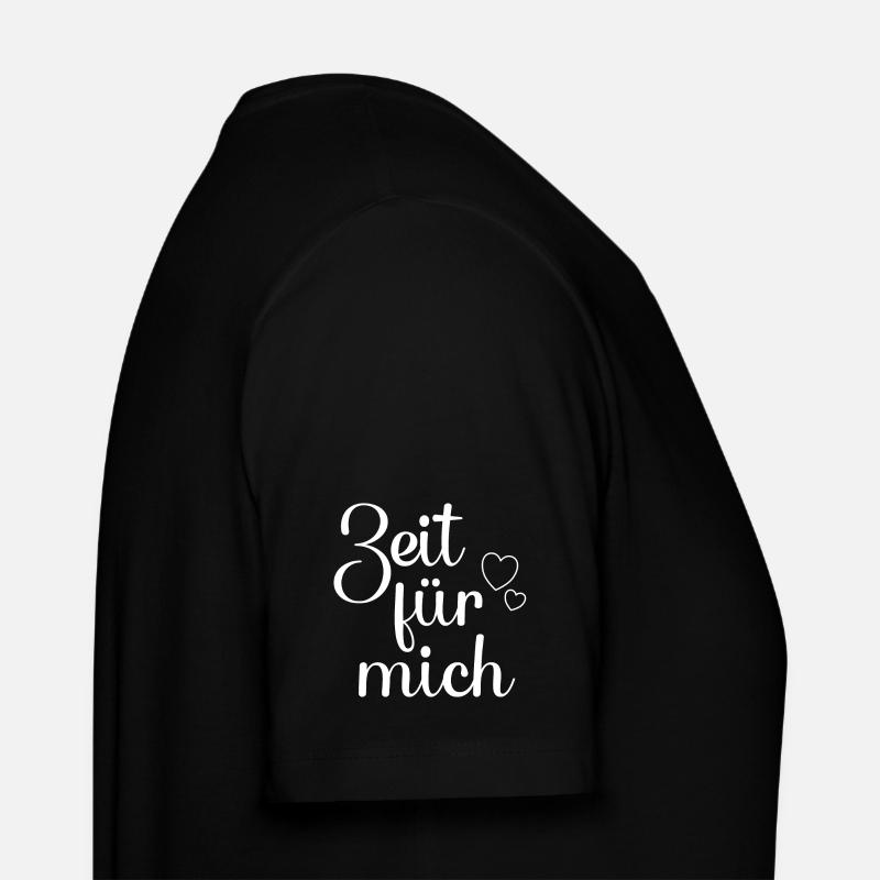 Zeit für mich hell - Stanley/Stella Unisex Bio-T-Shirt CREATOR  - Schwarz