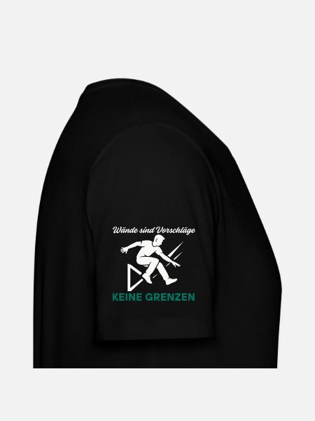 Parkour Jump - Dynamic Urban Design - Stanley/Stella CREATOR Unisex Organic T-Shirt - black