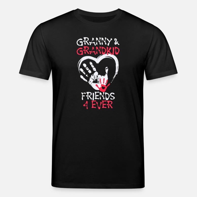 Enkelkind Großmutter Oma Lieblingsoma Statement - Stanley/Stella Unisex Bio-T-Shirt CREATOR  - Schwarz
