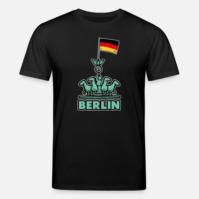 Berlin - Stanley/Stella Unisex Bio-T-Shirt CREATOR  - Schwarz