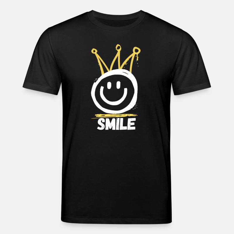 Smile Graffiti - Stanley/Stella CREATOR Unisex Organic T-Shirt - black