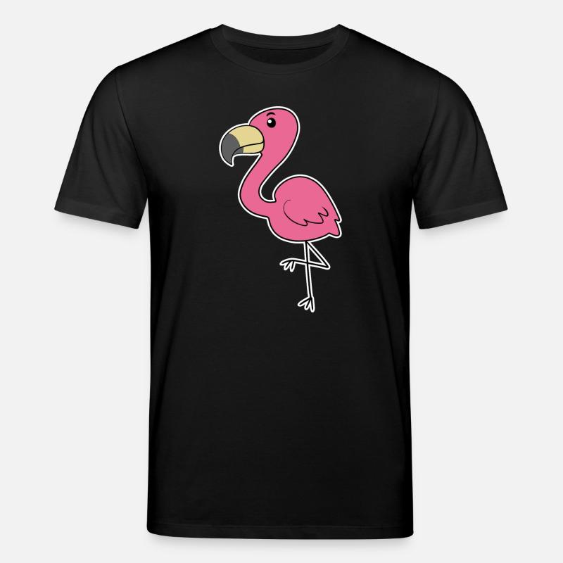 Flamingo - Stanley/Stella Unisex Bio-T-Shirt CREATOR  - Schwarz