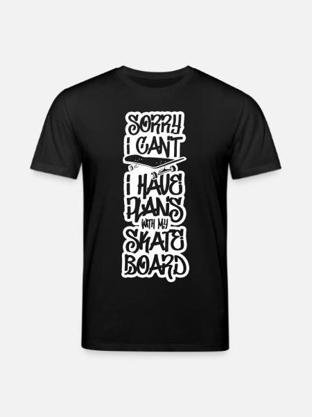 J’ai des projets avec mon skateboard - T-shirt bio CREATOR Stanley/Stella Unisexe - noir