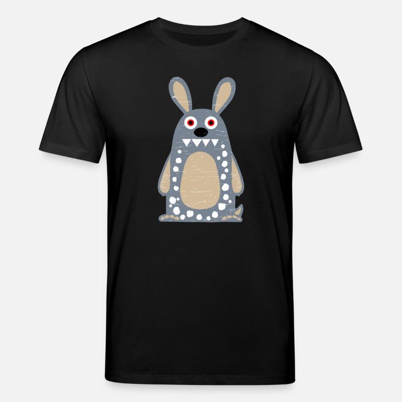 Crazy Rabbit - Stanley/Stella Unisex Bio-T-Shirt CREATOR  - Schwarz