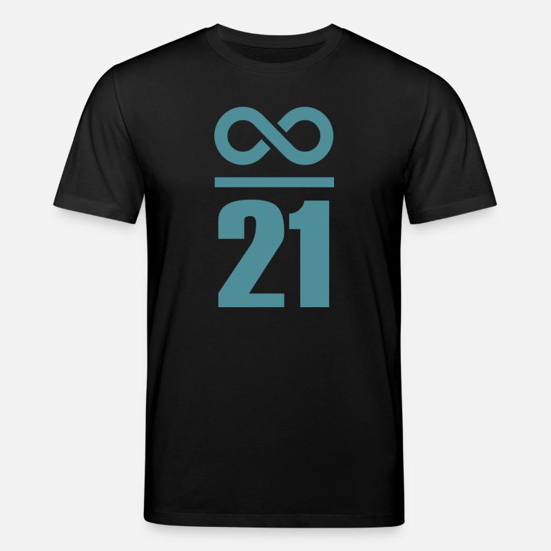 Unendlich durch 21 Millionen Bitcoin - Stanley/Stella Unisex Bio-T-Shirt CREATOR  - Schwarz