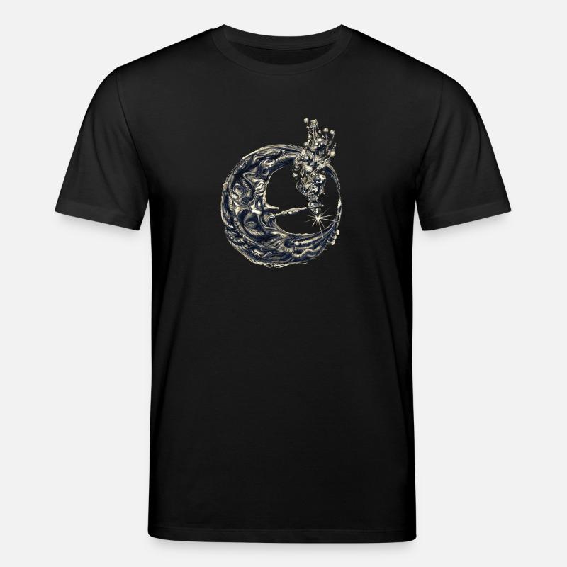 Lune avec sifflet - T-shirt bio CREATOR Stanley/Stella Unisexe - noir
