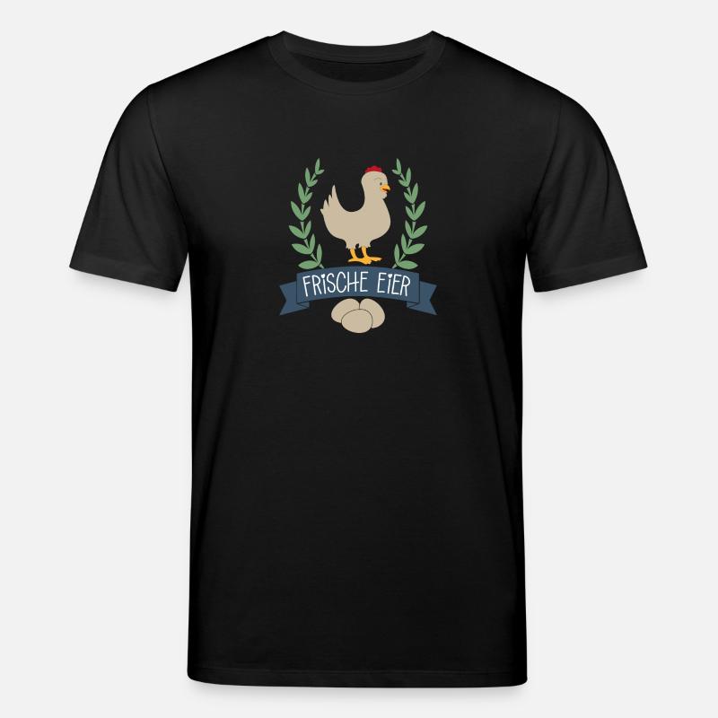 Frische Eier - Stanley/Stella Unisex Bio-T-Shirt CREATOR  - Schwarz