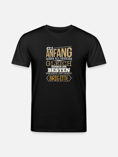 BRIGITTE - die Besten - Stanley/Stella Unisex Bio-T-Shirt CREATOR  - Schwarz