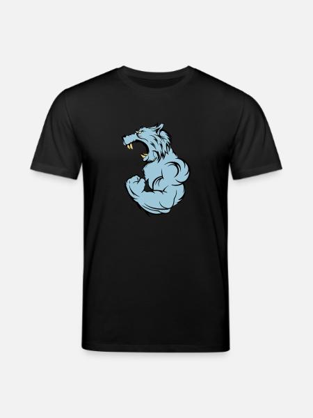 wolf_beast_2 - Stanley/Stella Unisex Bio-T-Shirt CREATOR  - Schwarz