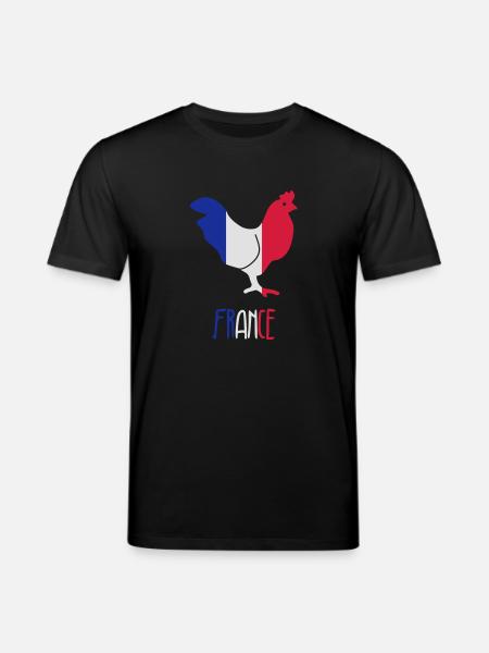 France Français Française French Frankreich - Stanley/Stella CREATOR Unisex Organic T-Shirt - black