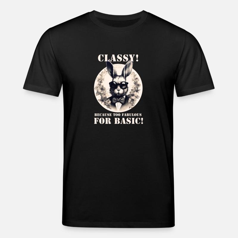 Lapin cool - T-shirt bio CREATOR Stanley/Stella Unisexe - noir