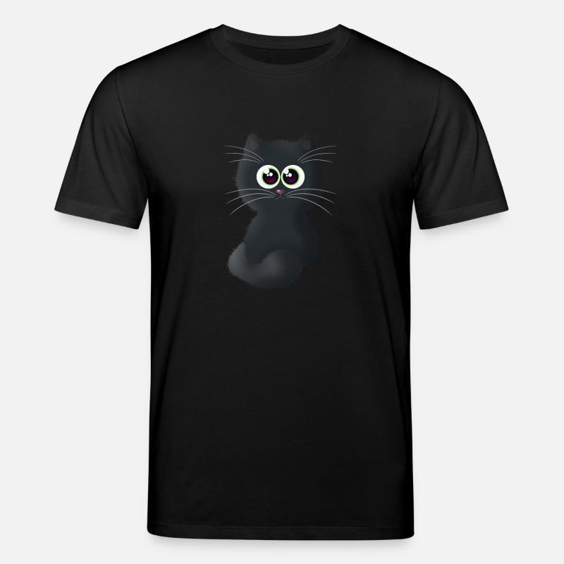Katze - Stanley/Stella Unisex Bio-T-Shirt CREATOR  - Schwarz