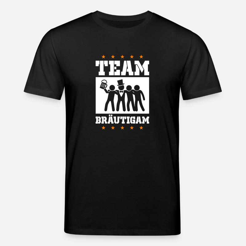 Team Bräutigam Party - Stanley/Stella Unisex Bio-T-Shirt CREATOR  - Schwarz