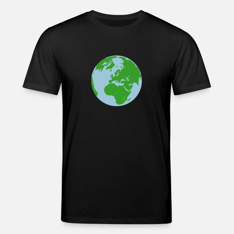 Erde - Stanley/Stella Unisex Bio-T-Shirt CREATOR  - Schwarz