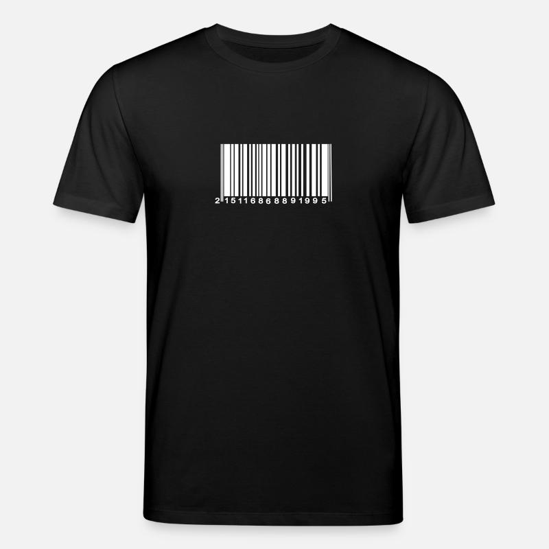 code barre chiffré - T-shirt bio CREATOR Stanley/Stella Unisexe - noir