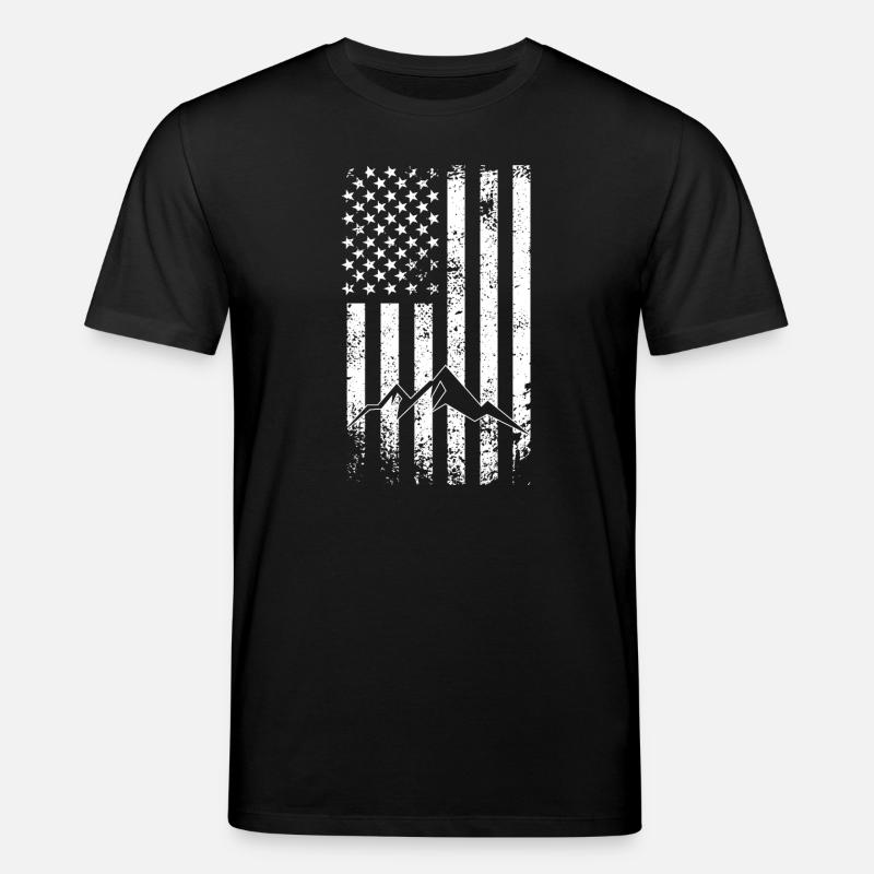 Schroffer Flaggenberg - Stanley/Stella Unisex Bio-T-Shirt CREATOR  - Schwarz