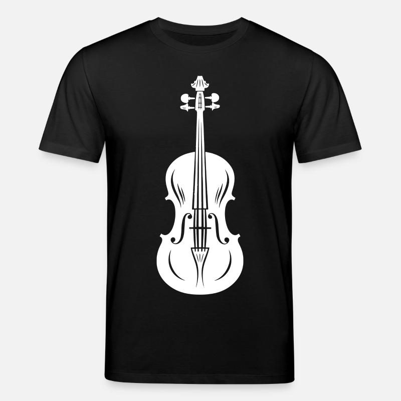 Dessin de violon - T-shirt bio CREATOR Stanley/Stella Unisexe - noir