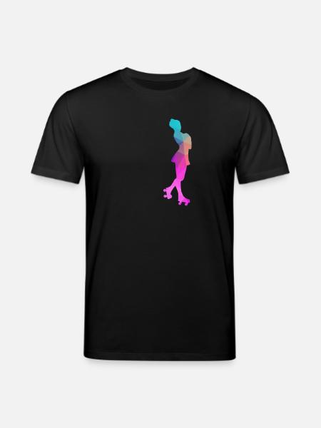 Rollkunstlauf Rollschuh Pirouette Polygon Geschenk - Stanley/Stella Unisex Bio-T-Shirt CREATOR - Schwarz