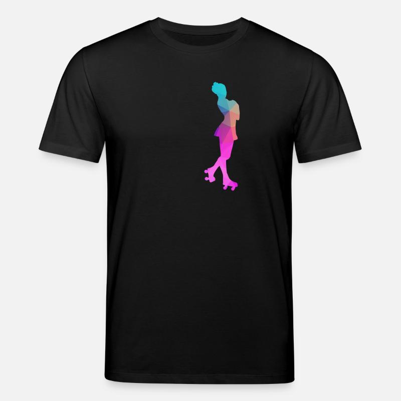 Rollkunstlauf Rollschuh Pirouette Polygon Geschenk - Stanley/Stella Unisex Bio-T-Shirt CREATOR - Schwarz