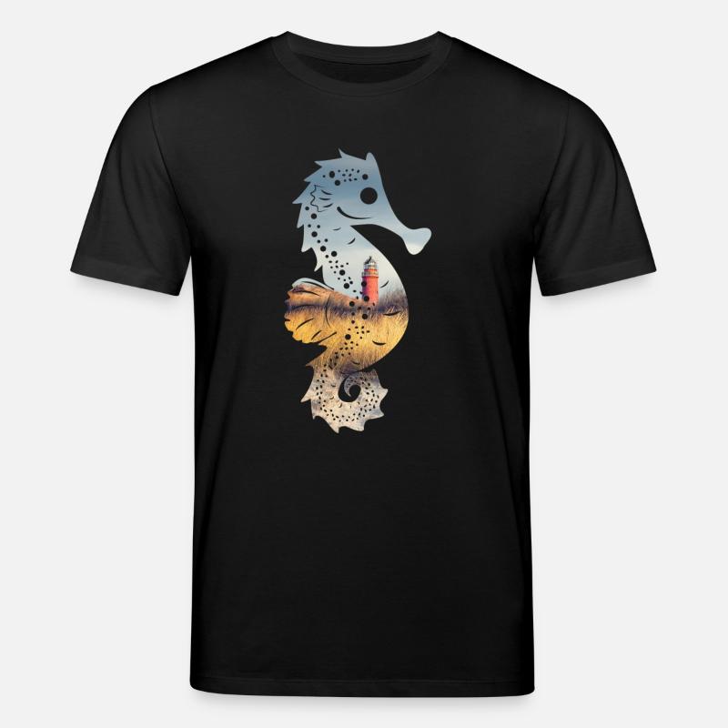 SeePferdchen (LightHouse-Edition) - Stanley/Stella Unisex Bio-T-Shirt CREATOR - Schwarz